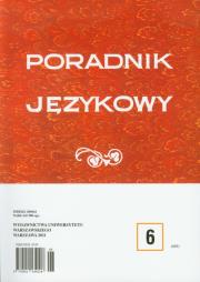 Opakowanie Poradnik językowy 6/2011