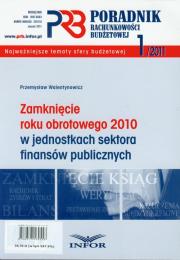 Poradnik rachunkowości budżetowej 2011/01. Autor: Walentynowicz Przemysław. Dadada.pl Okładka książki Poradnik rachunkowości budżetowej 2011/01