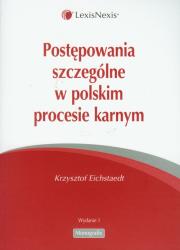Okładka książki Postępowanie szczególne w polskim procesie karnym