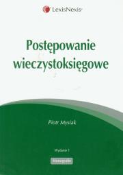Okładka książki Postępowanie wieczystoksięgowe