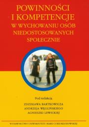 Opakowanie Powinności i kompetencje w wychowaniu osób niedostosowanych społecznie