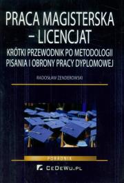 Praca magisterska - Licencjat. Autor: Zenderowski Radosław. Dadada.pl Okładka książki Praca magisterska - Licencjat
