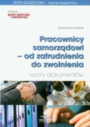 Pracownicy samorządowi od zatrudnienia do zwolnienia. Autor: Magdalena Kasprzak. Dadada.pl Okładka książki Pracownicy samorządowi od zatrudnienia do zwolnienia