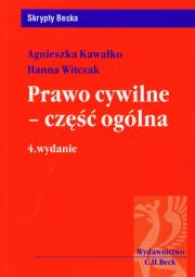 Okładka książki Prawo cywilne - część ogólna