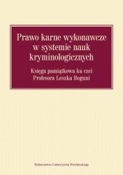 Opakowanie Prawo karne wykonawcze w systemie nauk kryminologicznych
