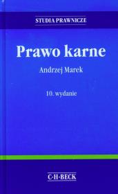 Prawo karne. Autor: Marek Andrzejewski. Dadada.pl Okładka książki Prawo karne