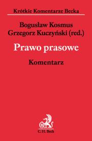 Okładka książki Prawo prasowe Komentarz
