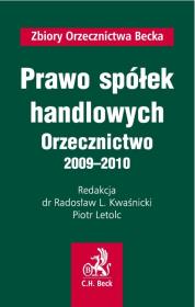 Opakowanie Prawo spółek handlowych Orzecznictwo 2009 - 2010