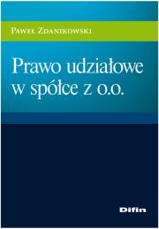 Okładka książki Prawo udziałowe w spółce z o.o.