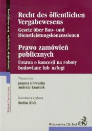 Opakowanie Prawo zamówień publicznych Ustawa o koncesji na roboty budowlane lub usługi
