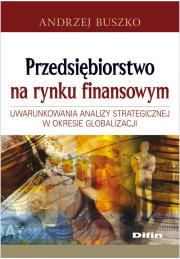 Okładka książki Przedsiębiorstwo na rynku finansowym