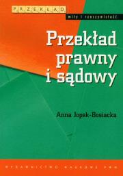 Okładka książki Przekład prawny i sądowy