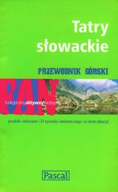 Przewodnik górski - Tatry słowackie PASCAL. Autor: Krygier Małgorzata. Dadada.pl Okładka książki Przewodnik górski - Tatry słowackie PASCAL