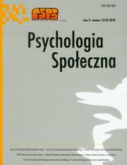 Opakowanie Psychologia społeczna t.5/2010