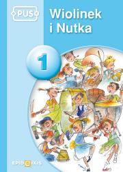PUS Wiolinek i Nutka 1. Autor: Ewa Fleischer-Iwan. Dadada.pl Okładka książki PUS Wiolinek i Nutka 1