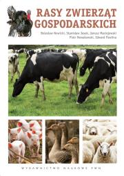 Rasy zwierząt gospodarskich. Autor: Nowicki Bolesław, Jasek Stanisław, Maciejowski Janusz. Dadada.pl Okładka książki Rasy zwierząt gospodarskich