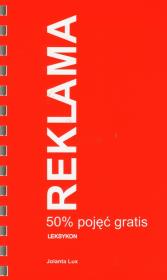 Okładka książki Reklama. 50% pojęć gratis. Leksykon ADAM