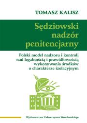 Okładka książki Sędziowski nadzór penitencjarny