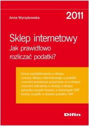 Sklep internetowy. Autor: Wyrzykowska Anna. Dadada.pl Okładka książki Sklep internetowy