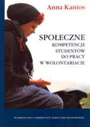 Okładka książki Społeczne kompetencje studentów do pracy w wolontariacie
