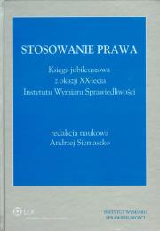Okładka książki Stosowanie prawa