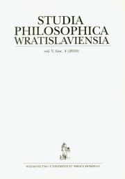 Opakowanie Studia Philosophica Wratislaviensia 4/2010