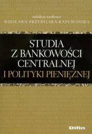 Opakowanie Studia z bankowości centralnej i polityki pieniężnej