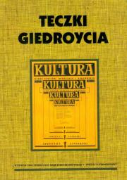 Okładka książki Teczki Giedroycia