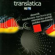 Translatica Naukowo-techniczny słownik niemiecko-polski, polsko-niemiecki. Wydawca: SuperMemo World. Dadada.pl Opakowanie Translatica Naukowo-techniczny słownik niemiecko-polski, polsko-niemiecki