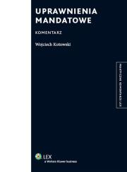 Okładka książki Uprawnienia mandatowe Komentarz