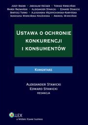 Okładka książki Ustawa o ochronie konkurencji i konsumentów. Komentarz