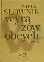 Opakowanie Wielki słownik wyrazów obcych PWN + CD