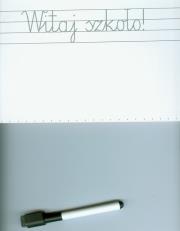 Witaj szkoło! Raczek Pierwsze litery i cyfry. Wydawca: Edukacja Polska. Dadada.pl Opakowanie Witaj szkoło! Raczek Pierwsze litery i cyfry