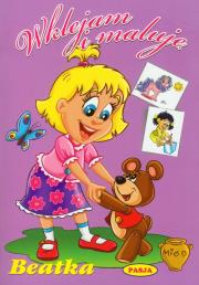 Okładka książki Wklejam i maluję Beatka