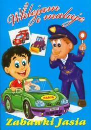 Okładka książki Wklejam i maluję - Zabawki Jasia