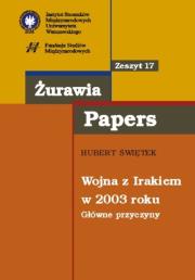 Wojna z Irakiem w 2003 roku. Autor: Świętek Hubert. Dadada.pl Okładka książki Wojna z Irakiem w 2003 roku