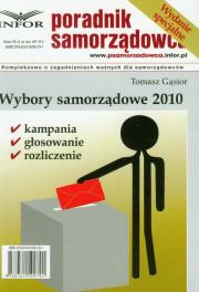 Wybory samorządowe 2010. Autor: Gąsior Tomasz. Dadada.pl Okładka książki Wybory samorządowe 2010