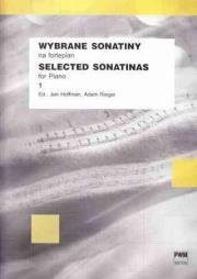 Wybrane sonatiny na fortepian z. 1. Autor: Hoffman Jan Rieger Adam. Dadada.pl Okładka książki Wybrane sonatiny na fortepian z. 1