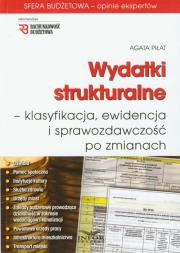 Wydatki strukturalne. Autor: Piłat Agata. Dadada.pl Okładka książki Wydatki strukturalne