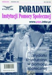 Okładka książki Wydatki strukturalne w pomocy społecznej