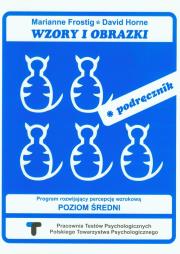 Okładka książki Wzory i obrazki podręcznik Program rozwijający percepcję wzrokowa poziom średni