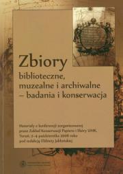 Opakowanie Zbiory biblioteczne, muzealne i archiwalne - badania i konserwacja