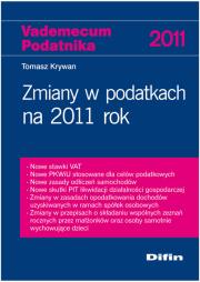 Okładka książki Zmiany w podatkach na 2011 rok