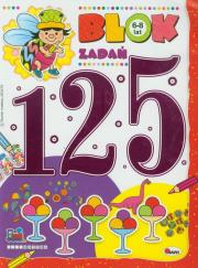 125 blok zadań. Autor: Jolanta Czarnecka. Dadada.pl Okładka książki 125 blok zadań