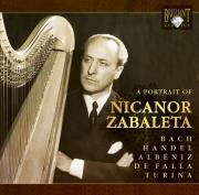 A Portrait of Nicanor Zabaleta. Autor: Nicanor Zabaleta. Dadada.pl Okładka książki A Portrait of Nicanor Zabaleta