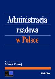 Okładka książki Administracja rządowa w Polsce DIFIN
