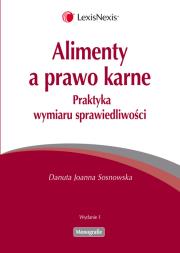 Okładka książki Alimenty a prawo karne
