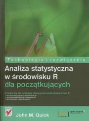 Okładka książki Analiza statystyczna w środowisku R dla początk...