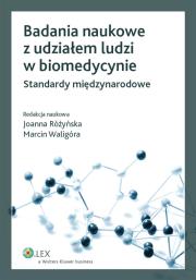 Okładka książki Badania naukowe z udziałem ludzi w biomedycynie