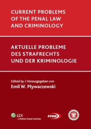 Okładka książki Current problems of the penal law and criminology